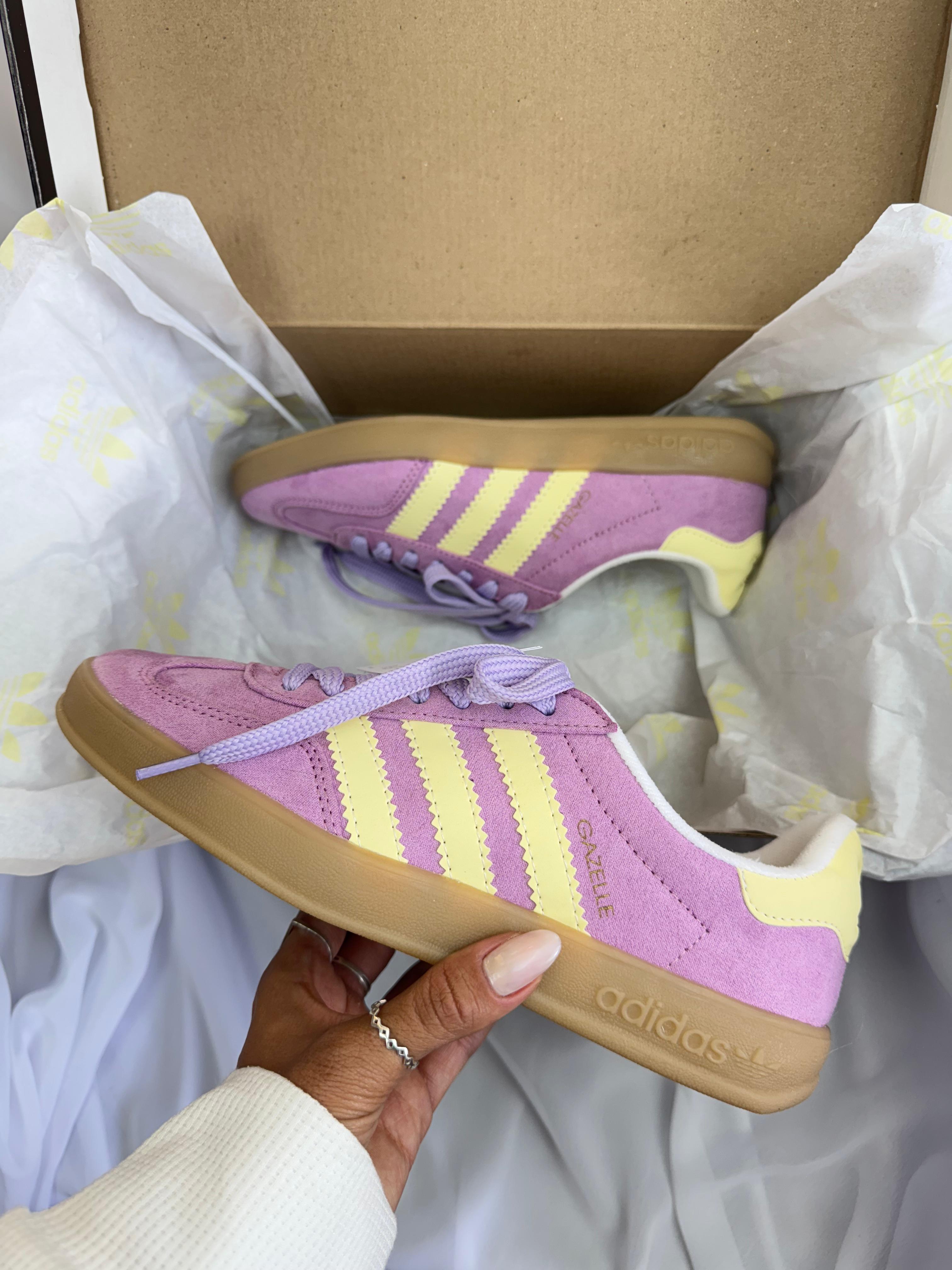Tênis Gazelle Lilás Camurça