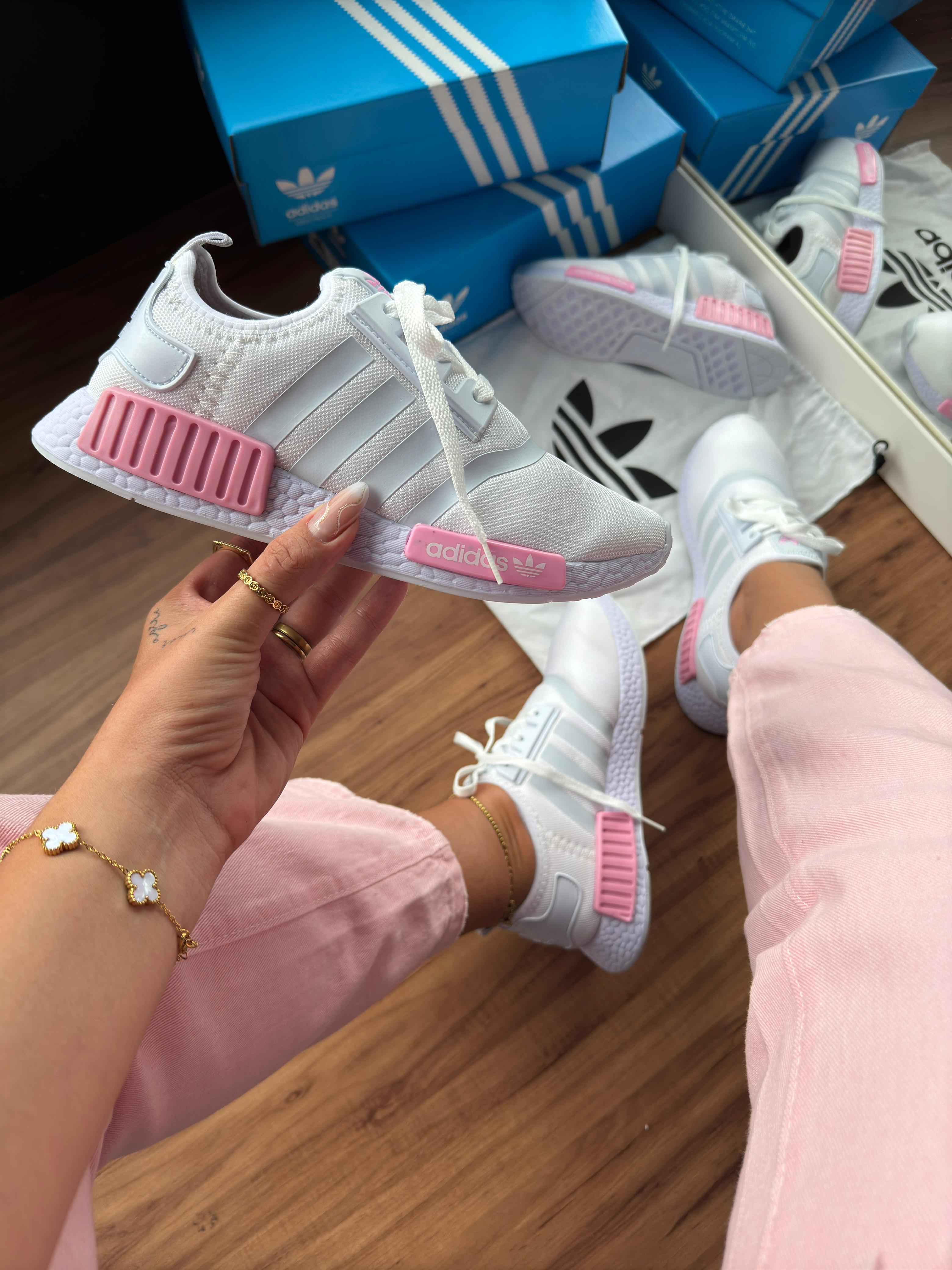 Tênis Ad. Sport NMD Branco Rosa