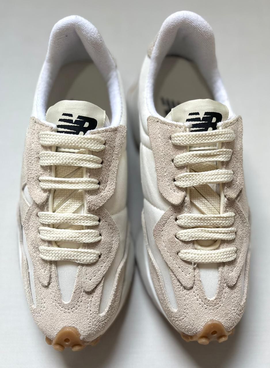 Tênis Balance 327 Creme Couro