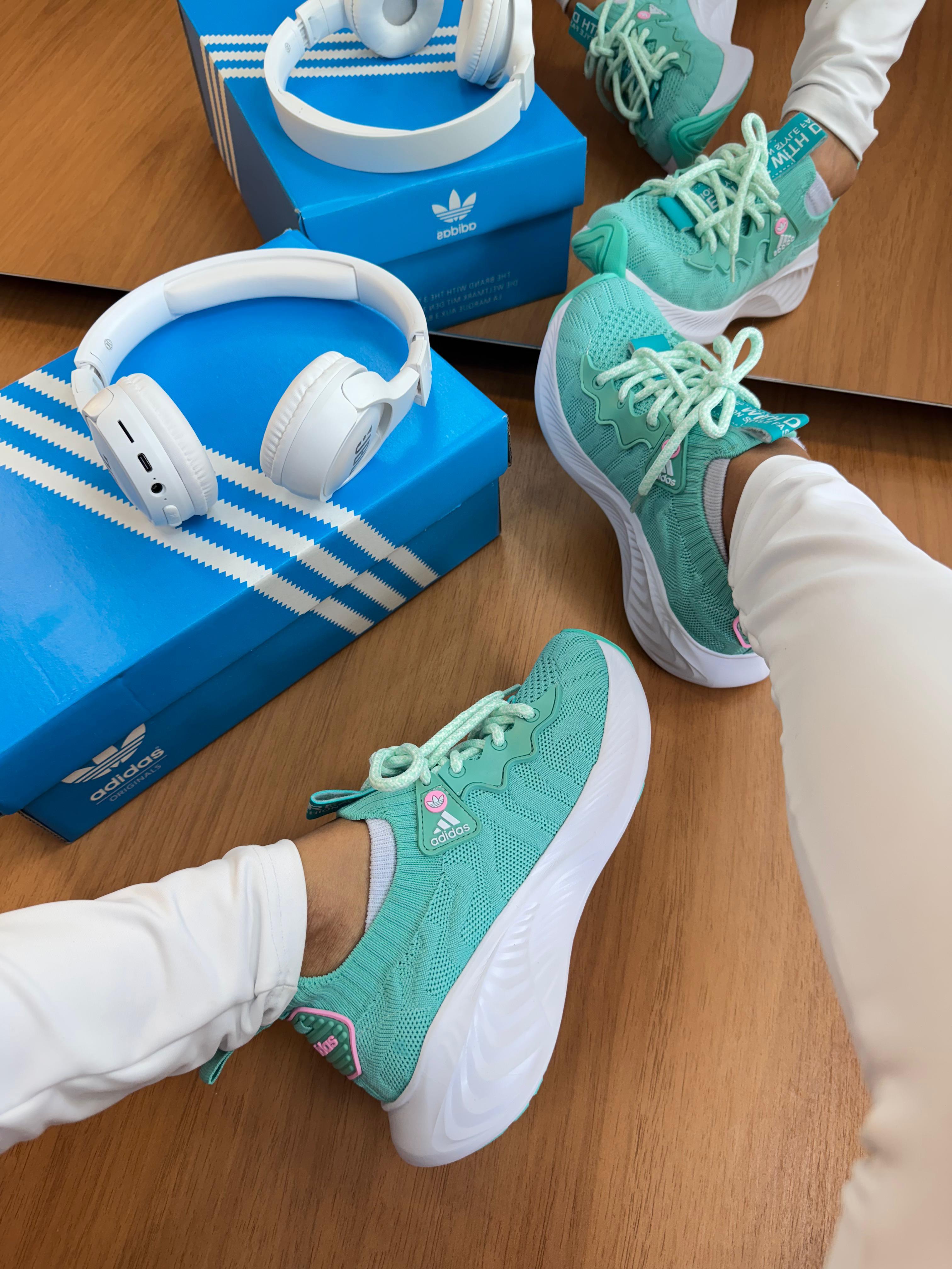 Tênis Ad. Sport Knit Verde Água