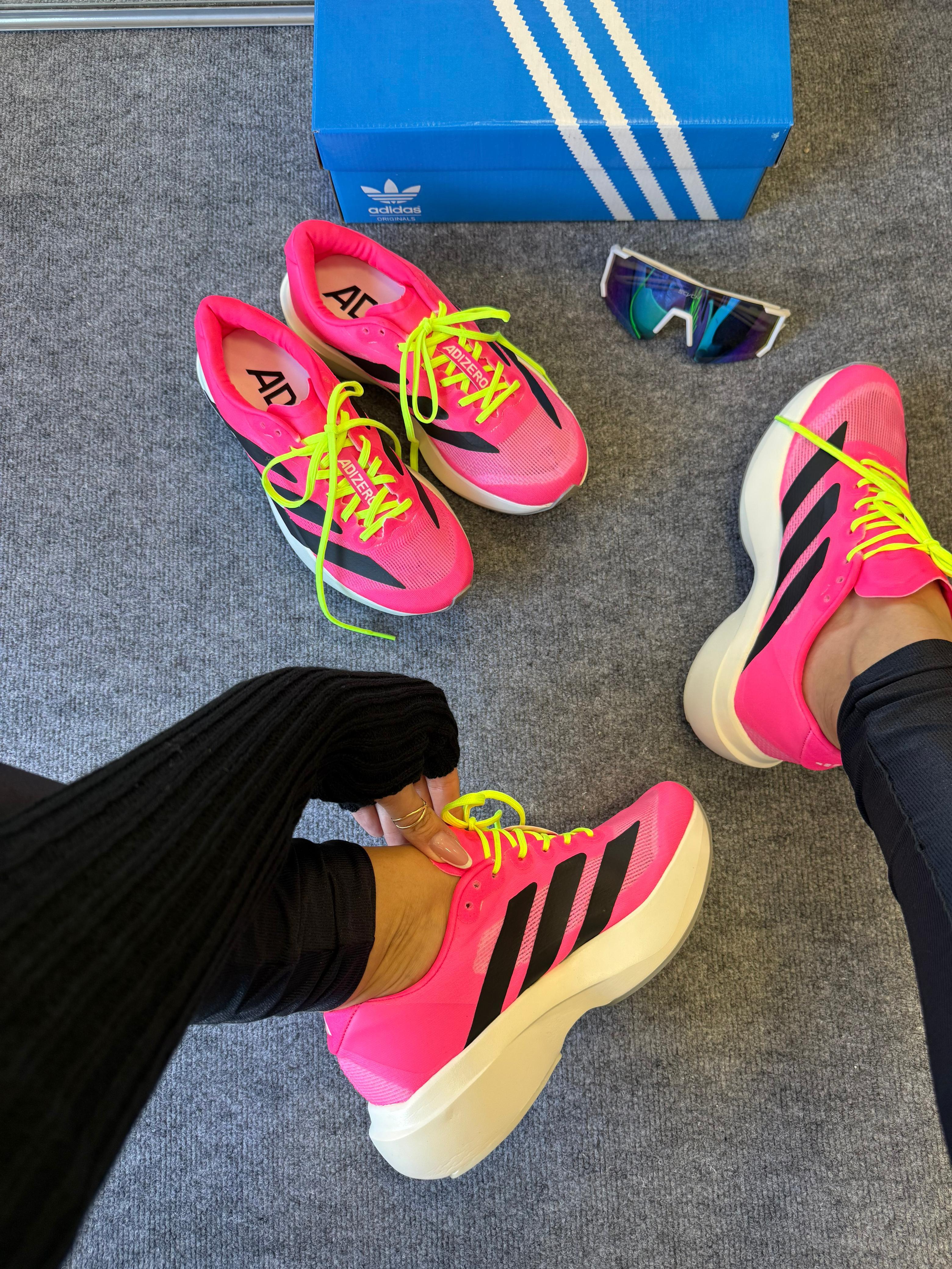 Tênis Adizero Evo SL Pink Neon
