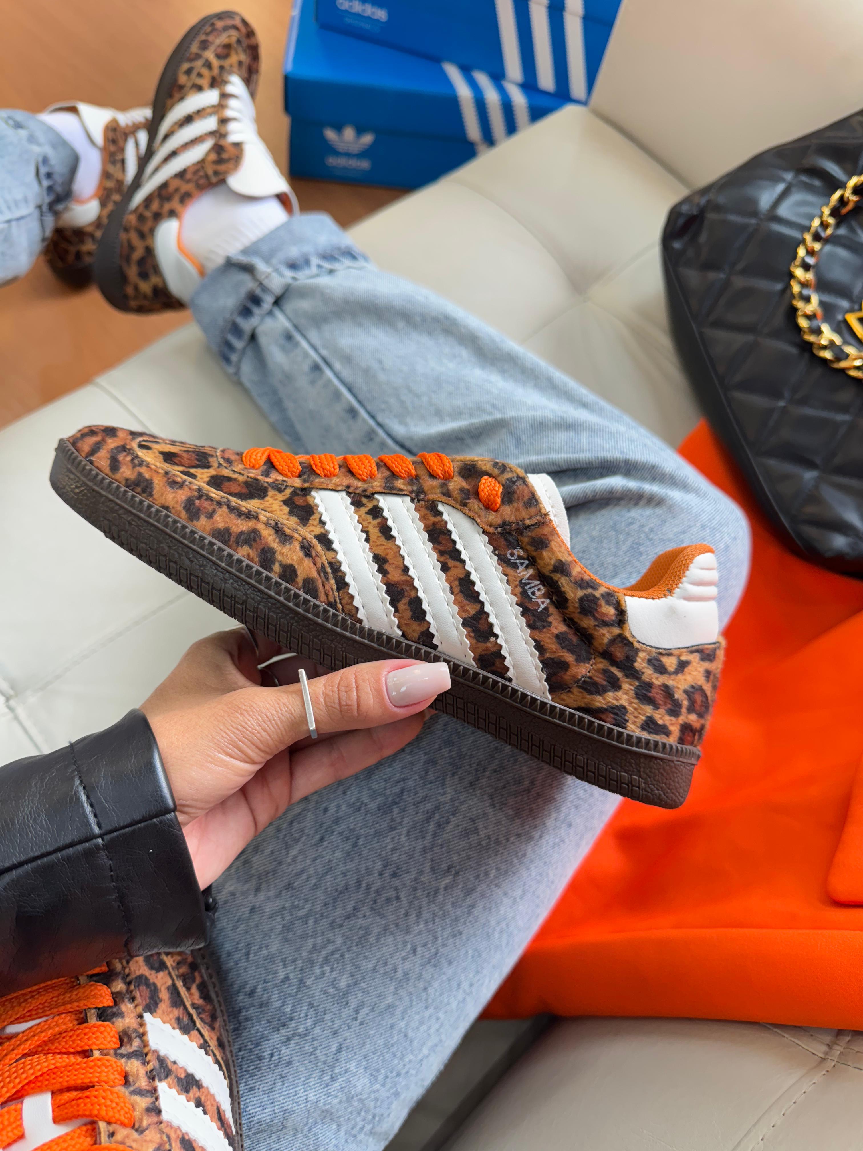 Tênis Samba Leopard Print