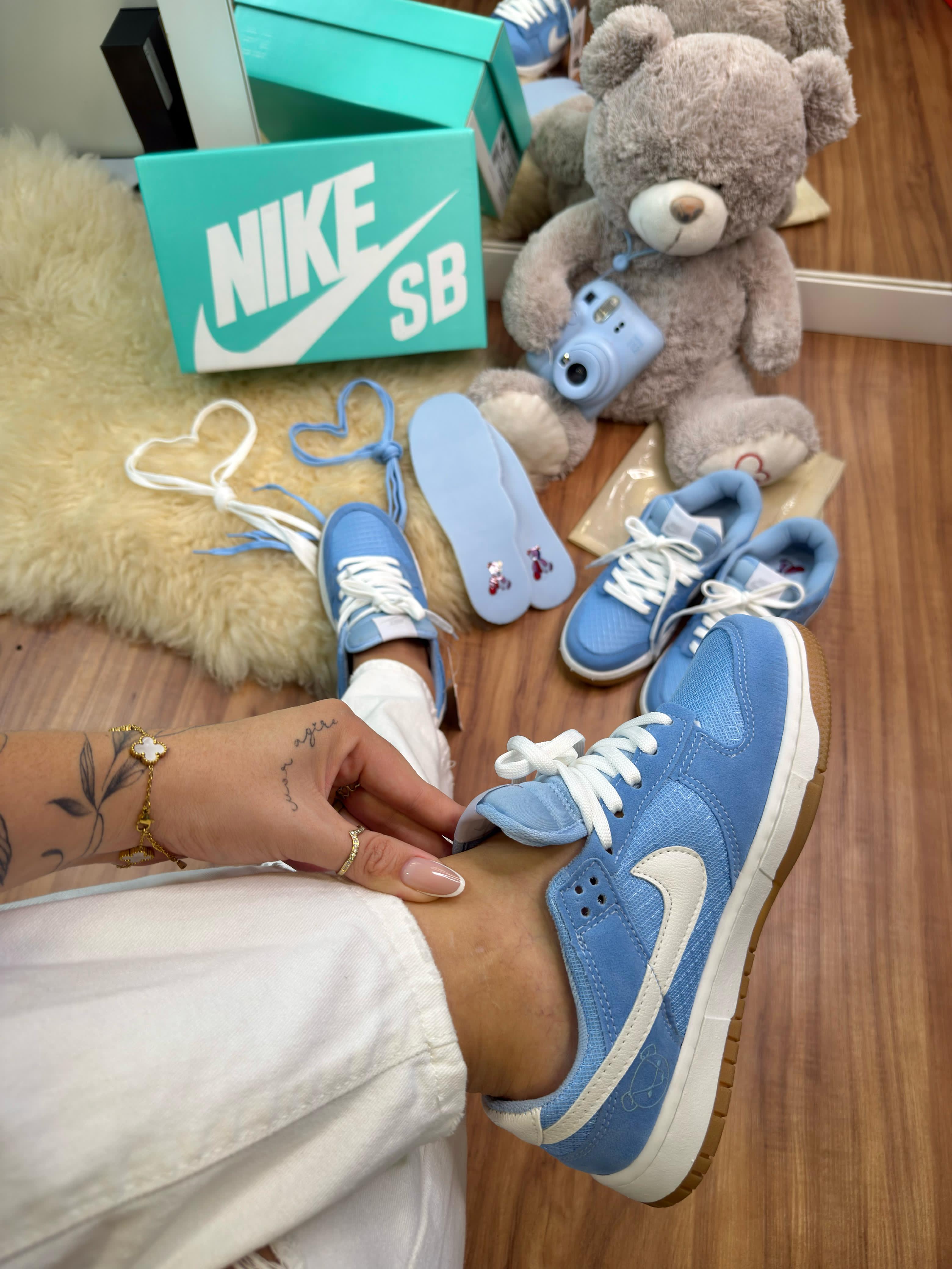 Tênis N. Teddy Bear Azul