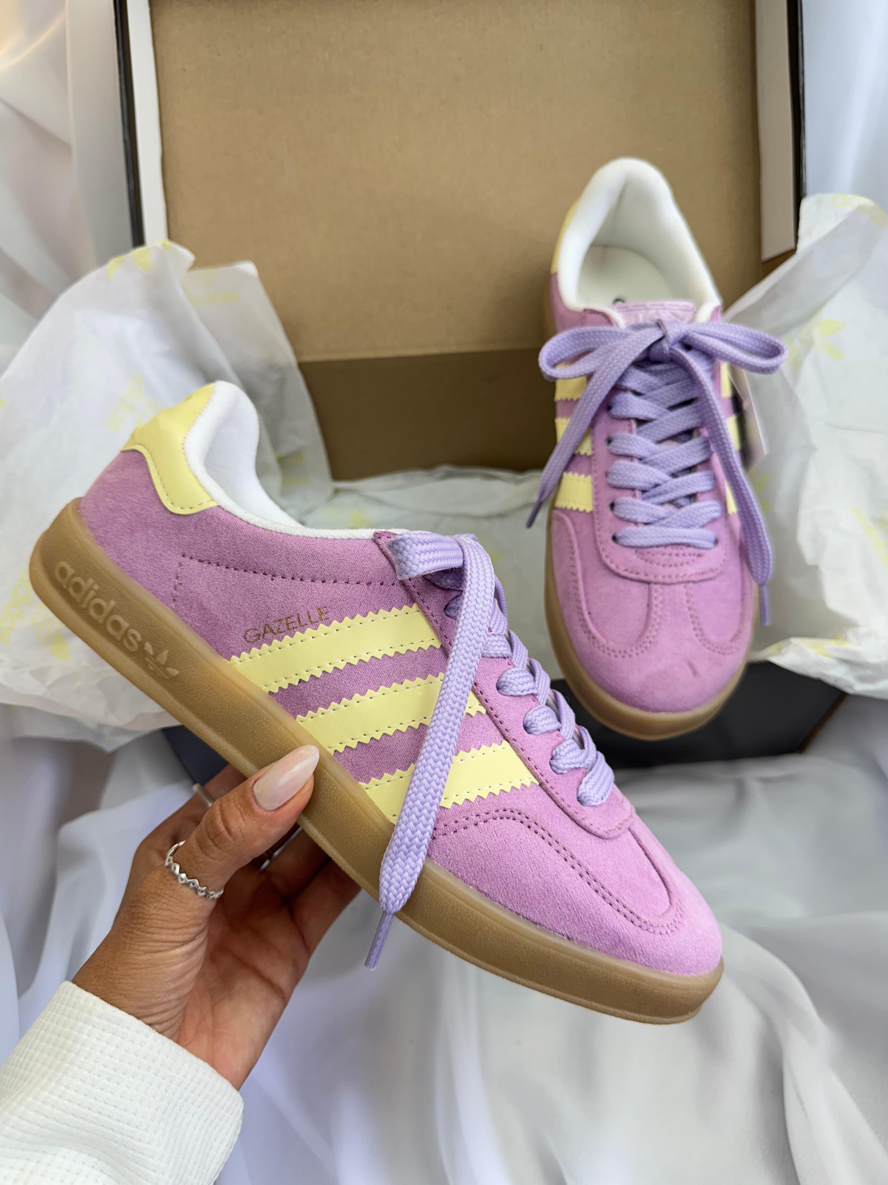 Tênis Gazelle Lilás Camurça