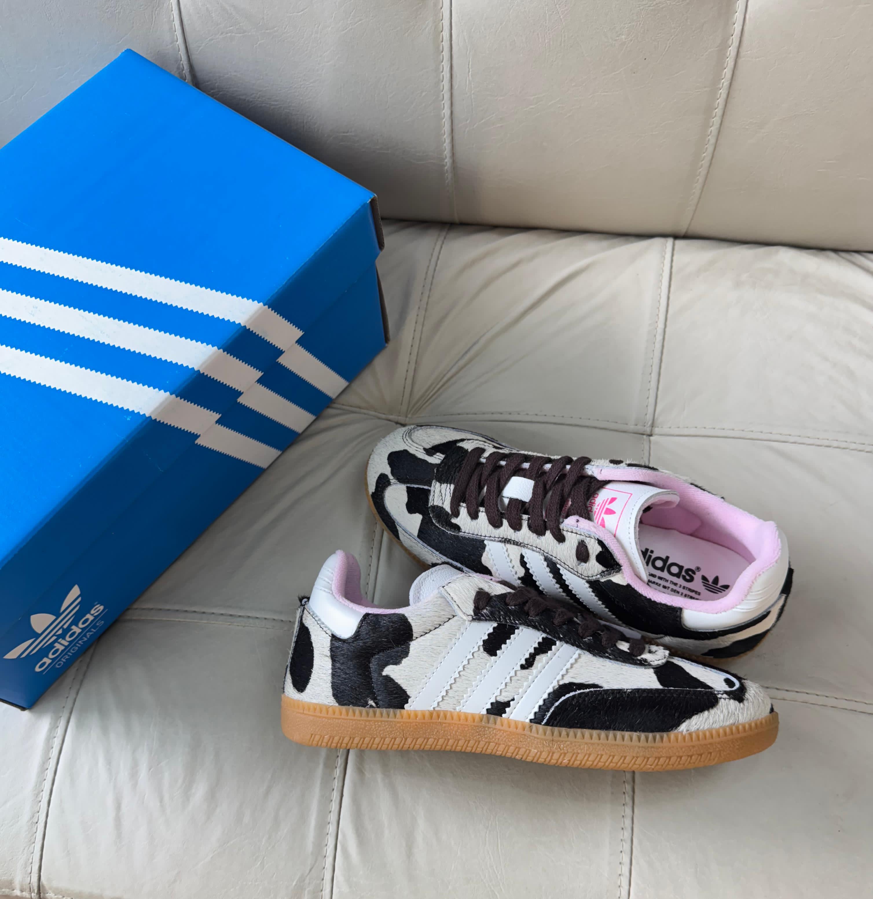 Tênis Samba Cow Print Couro