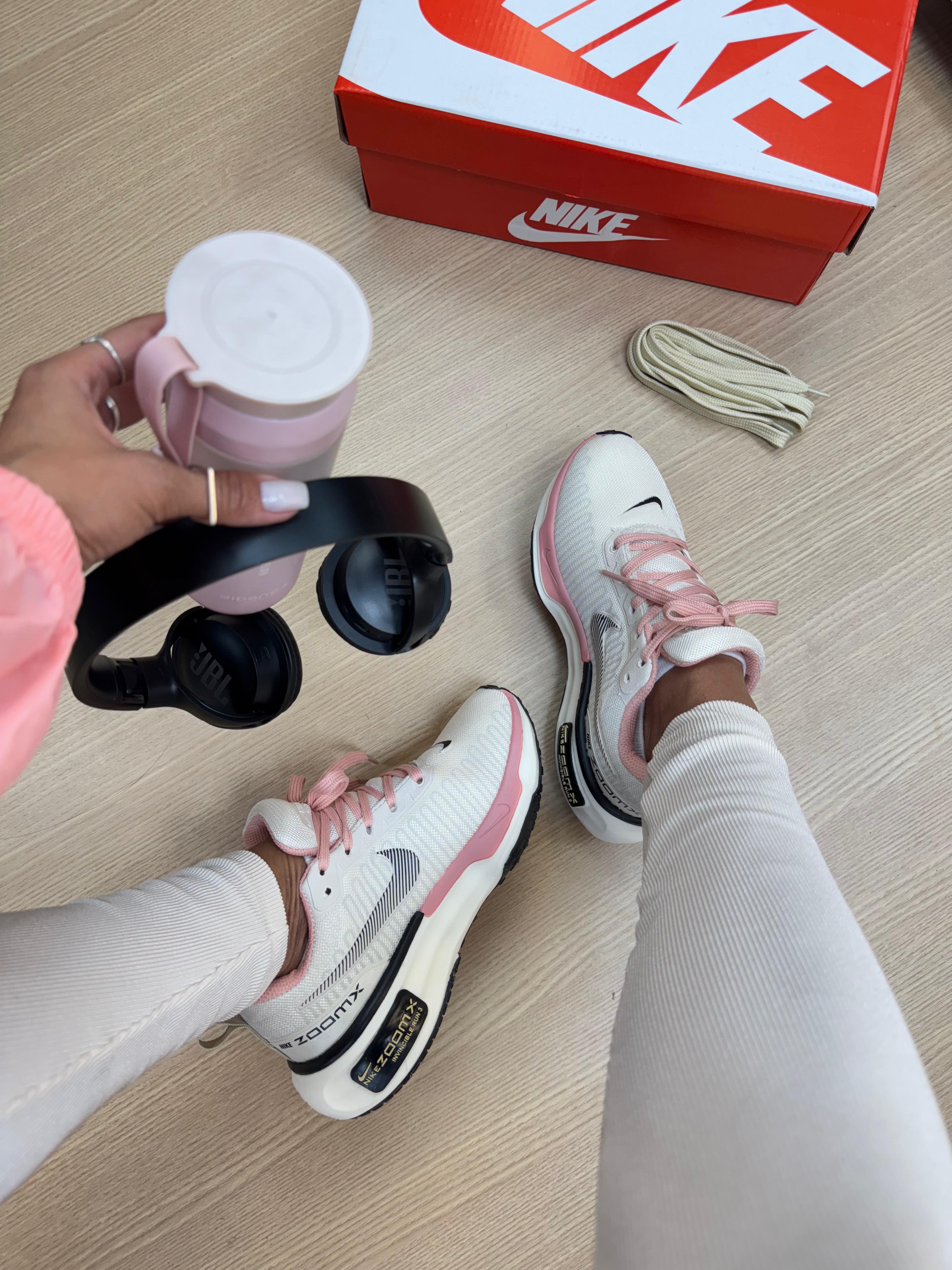 Tênis N. Zoomx Run Branco Rose