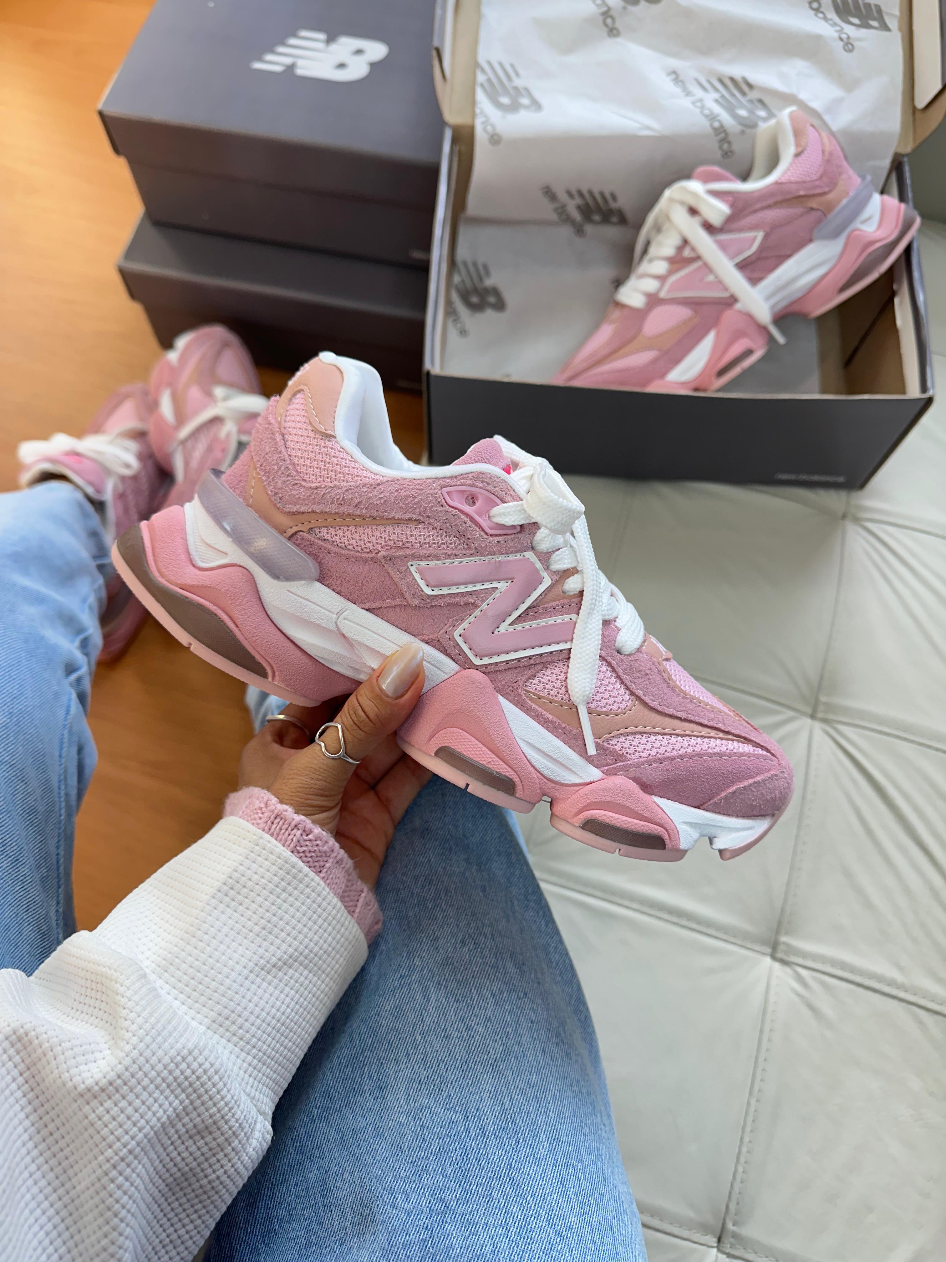 Tênis Balance 9060 Chiclete Couro Legítimo
