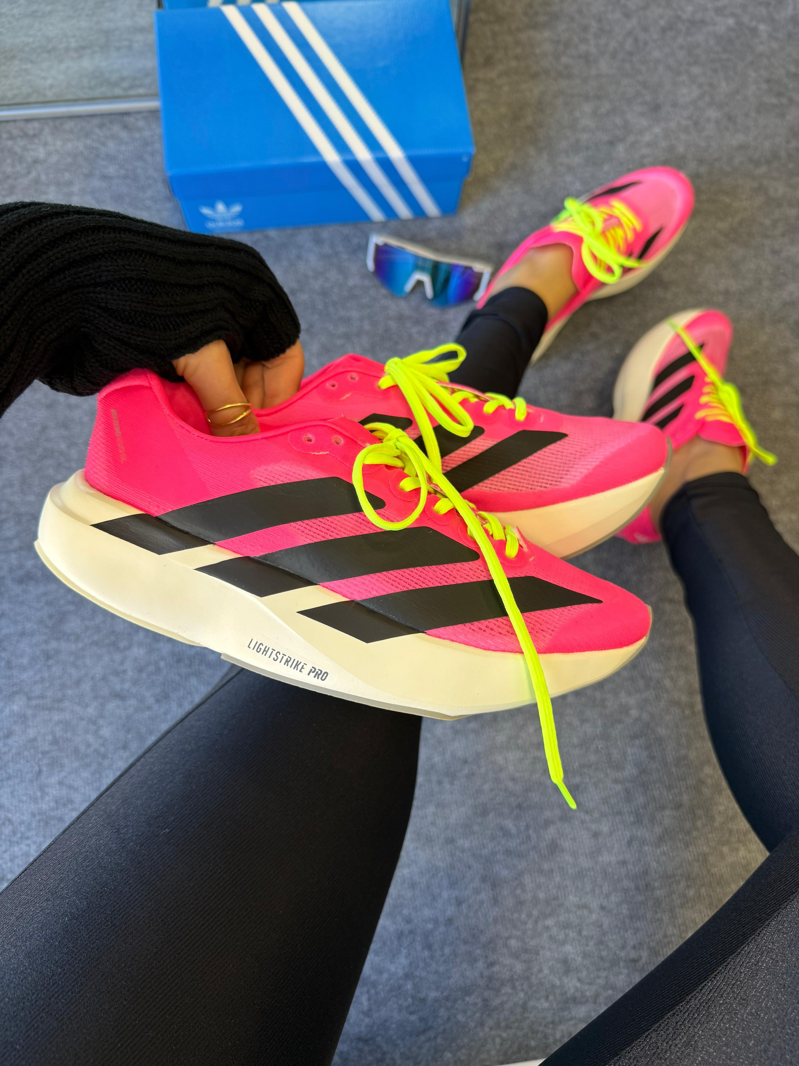 Tênis Adizero Evo SL Pink Neon