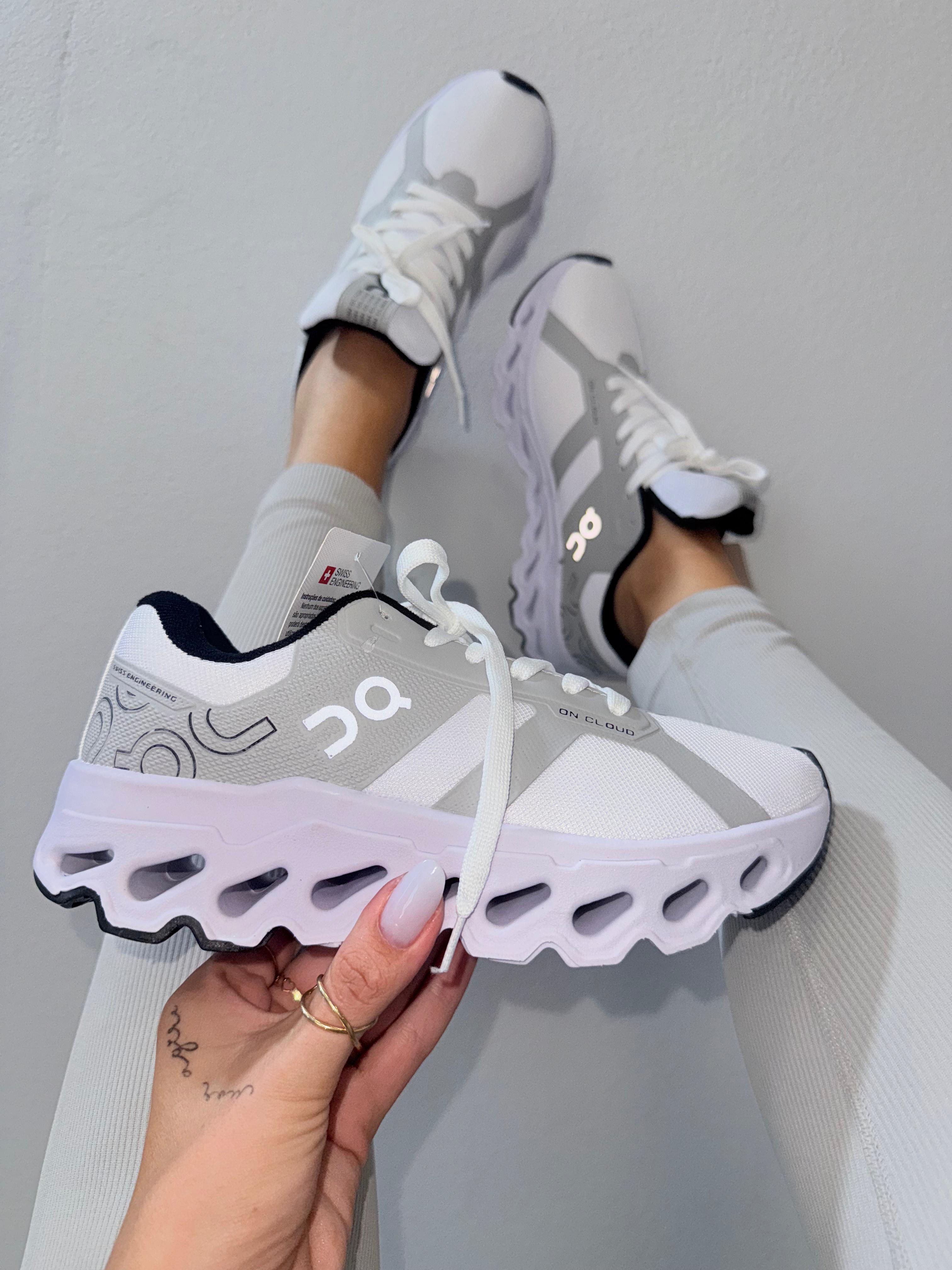 Tênis OC Running Branco Mescla