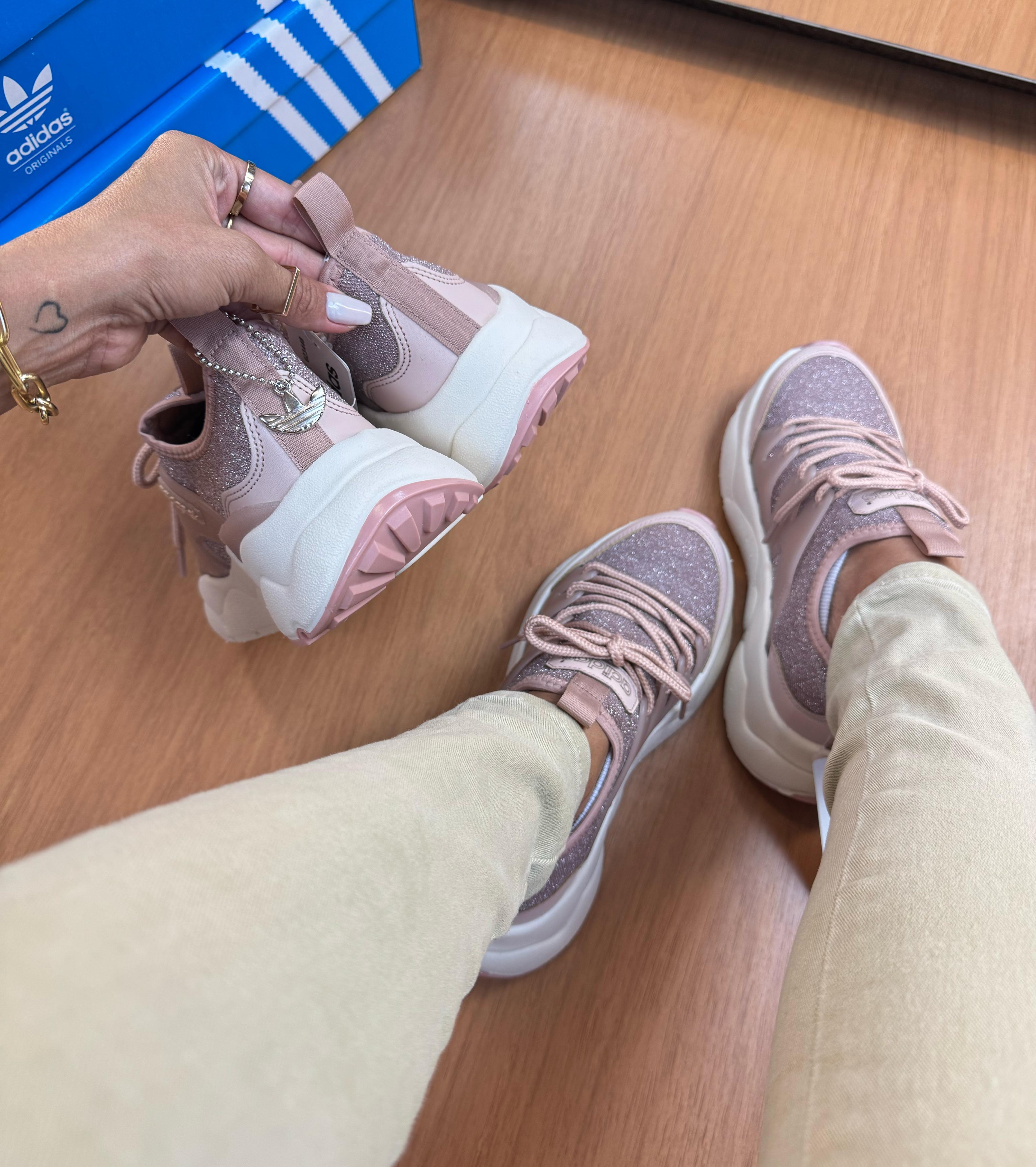 Tênis Ad Sport Luxo Rose
