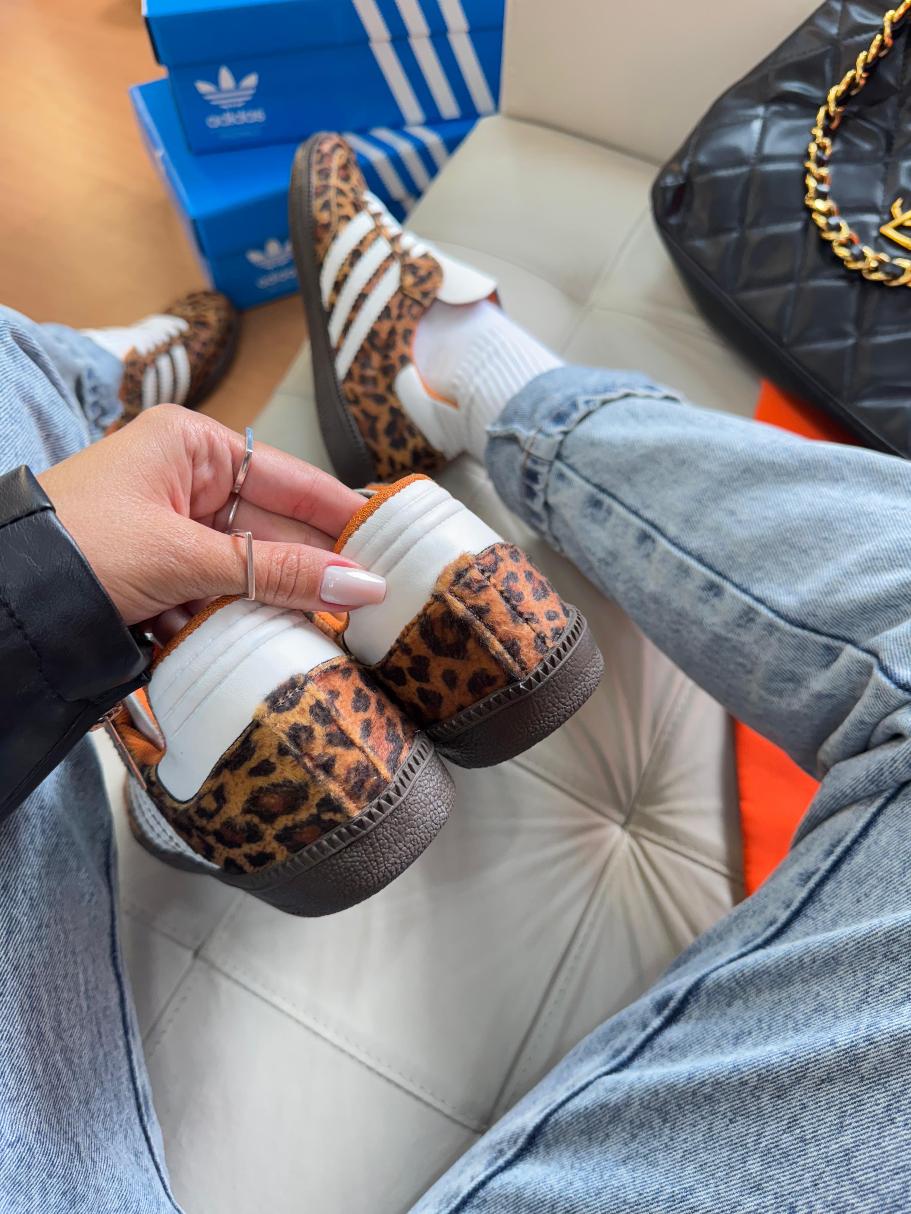 Tênis Samba Leopard Print