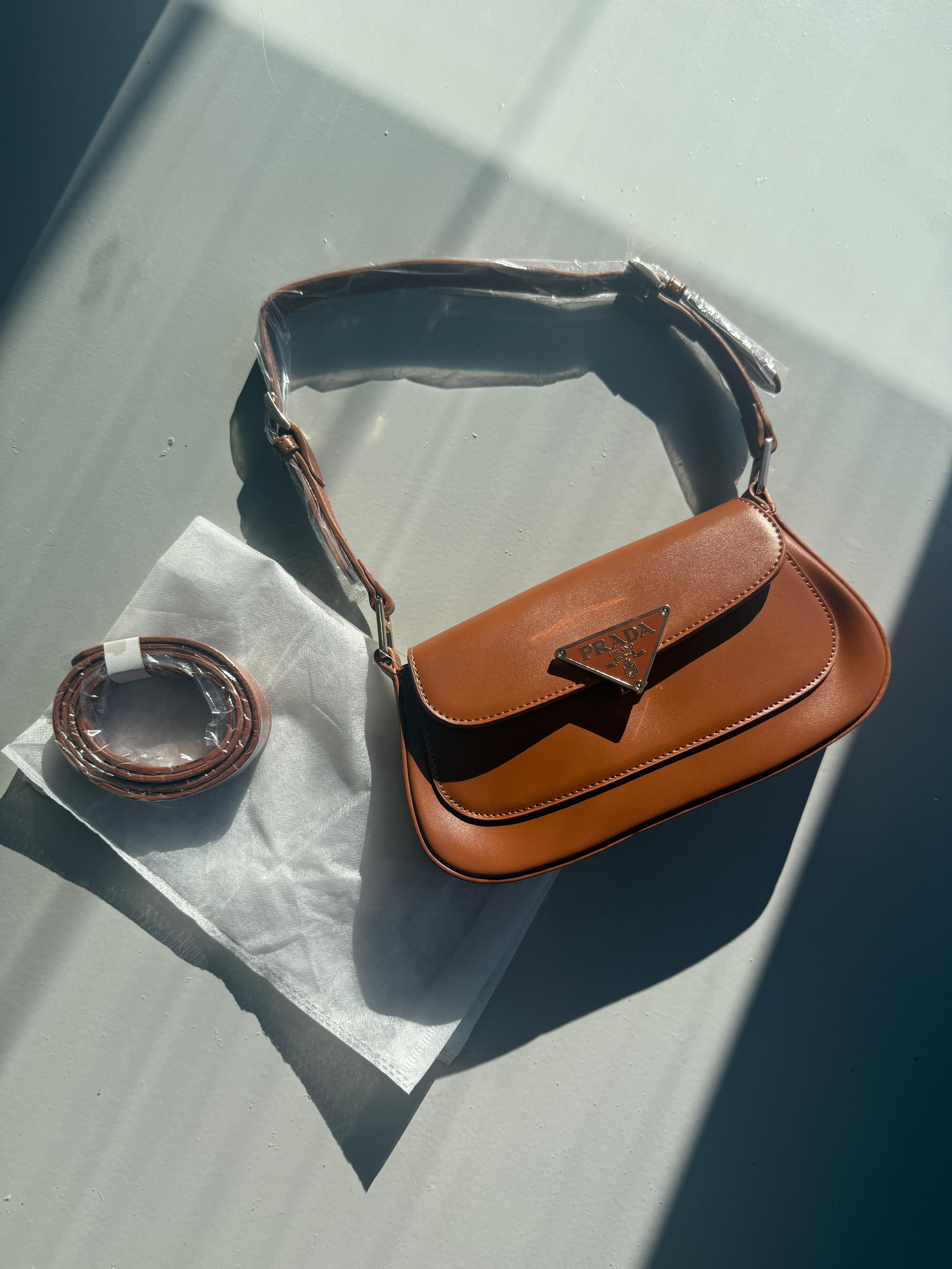 Bolsa P. Cléo- Marrom/ Preto e Off