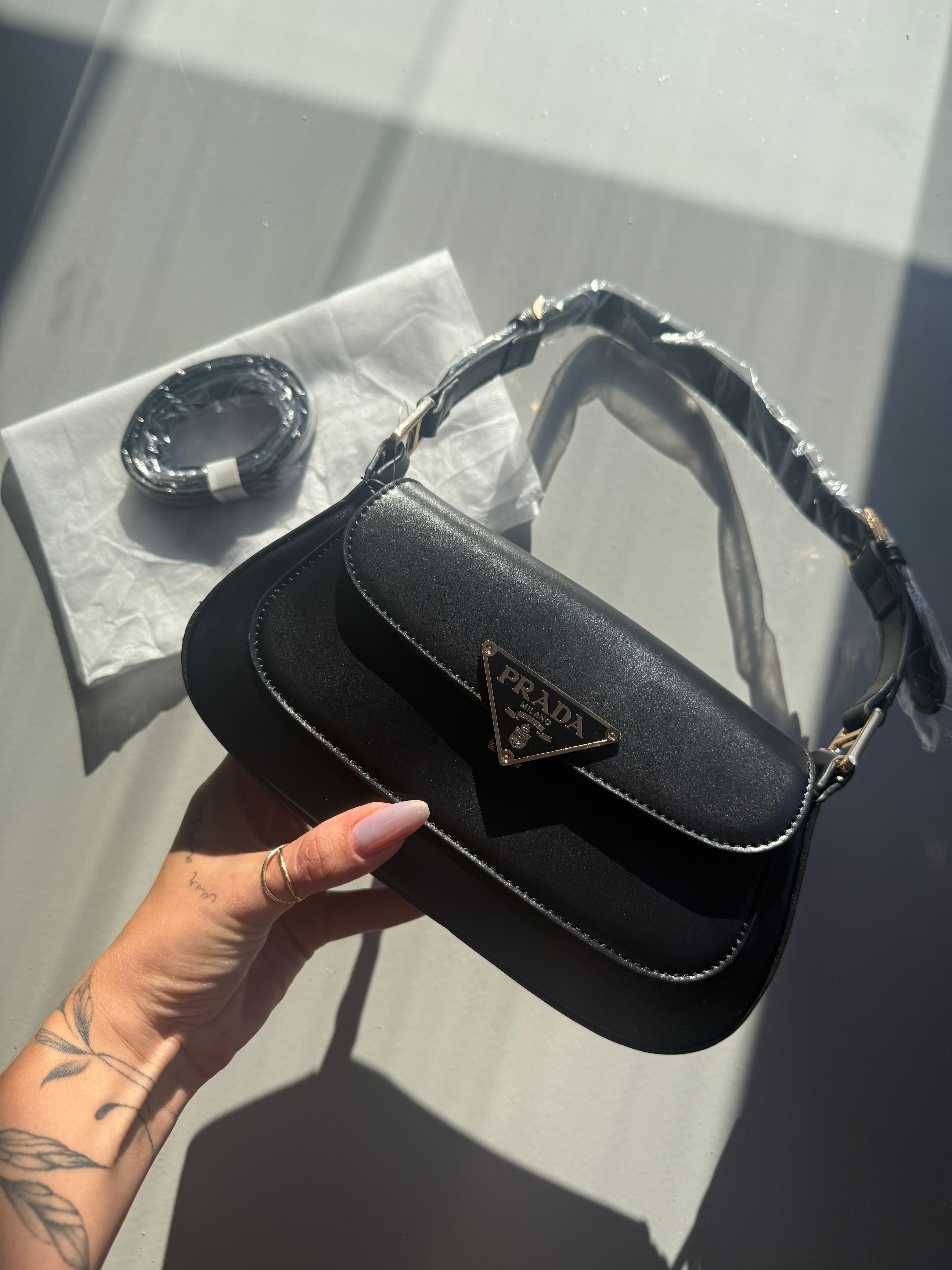 Bolsa P. Cléo- Marrom/ Preto e Off