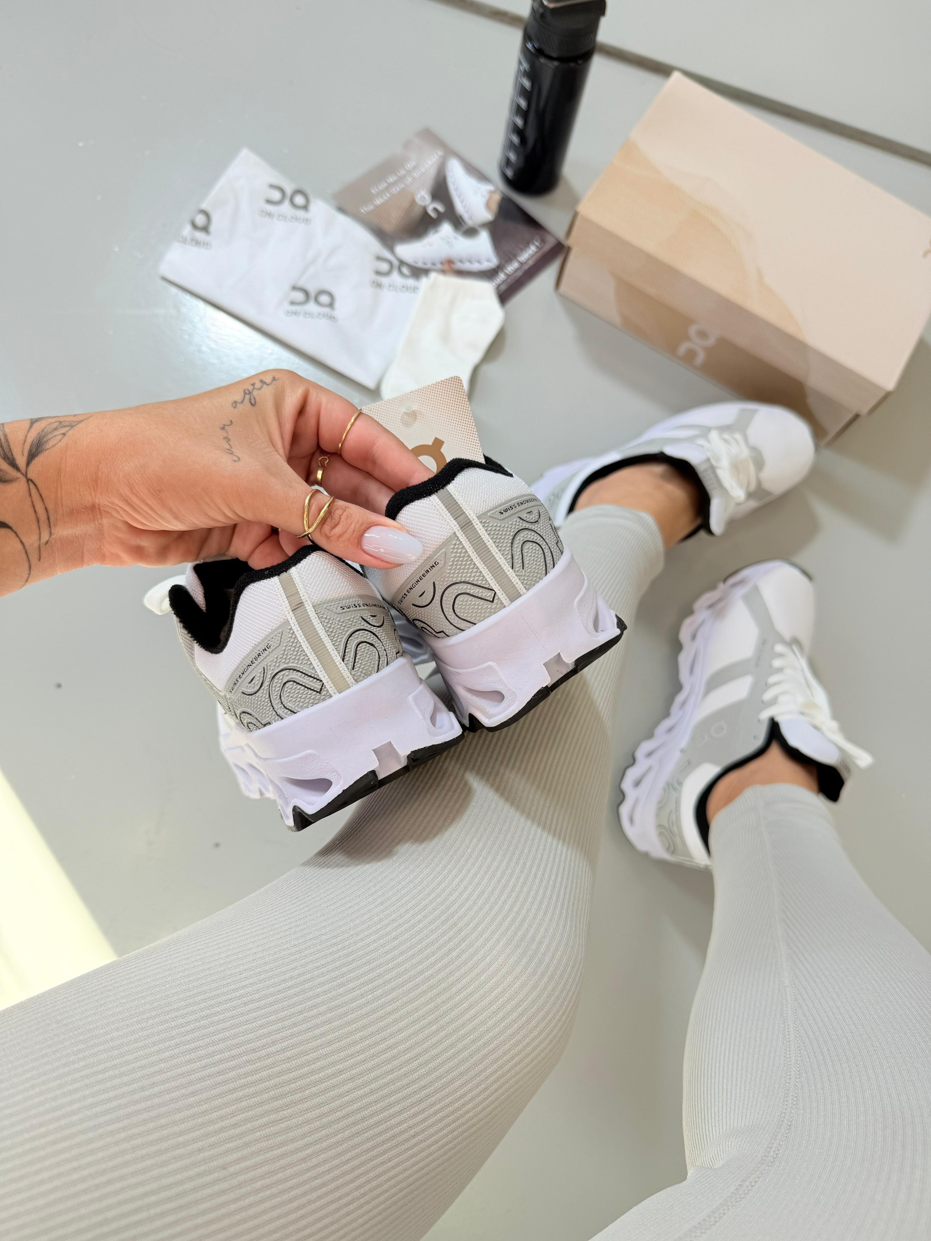 Tênis OC Running Branco Mescla