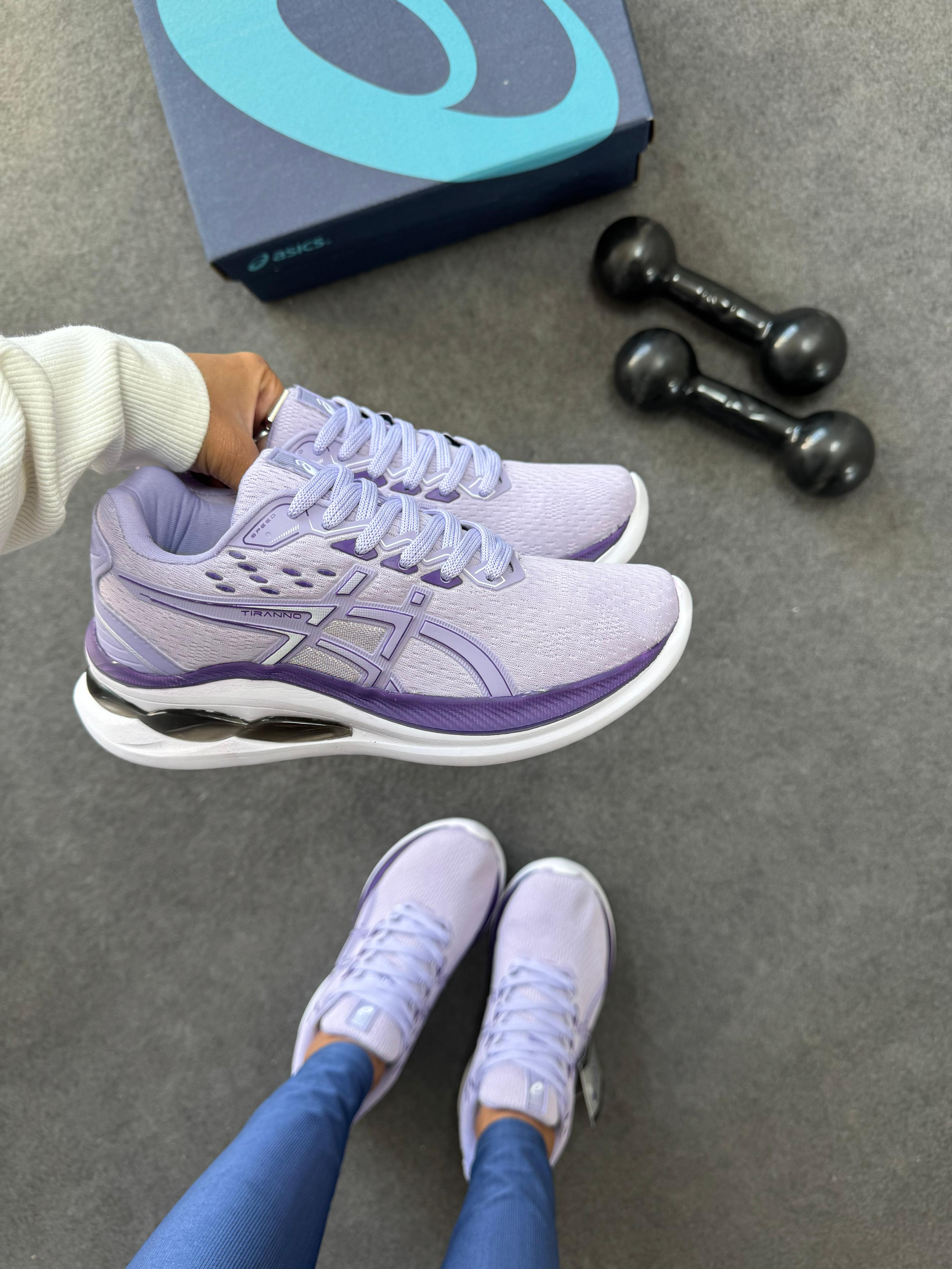 Tênis Asics Tiranno Lilás