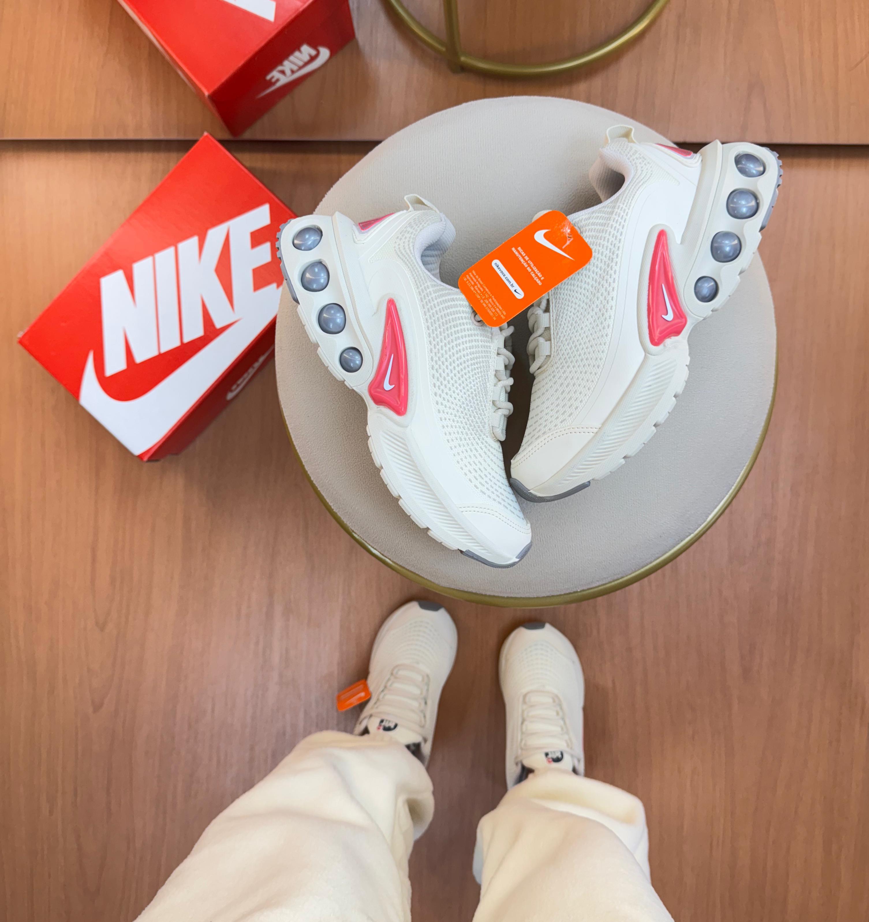 Tênis Air Max DN Off Rosa