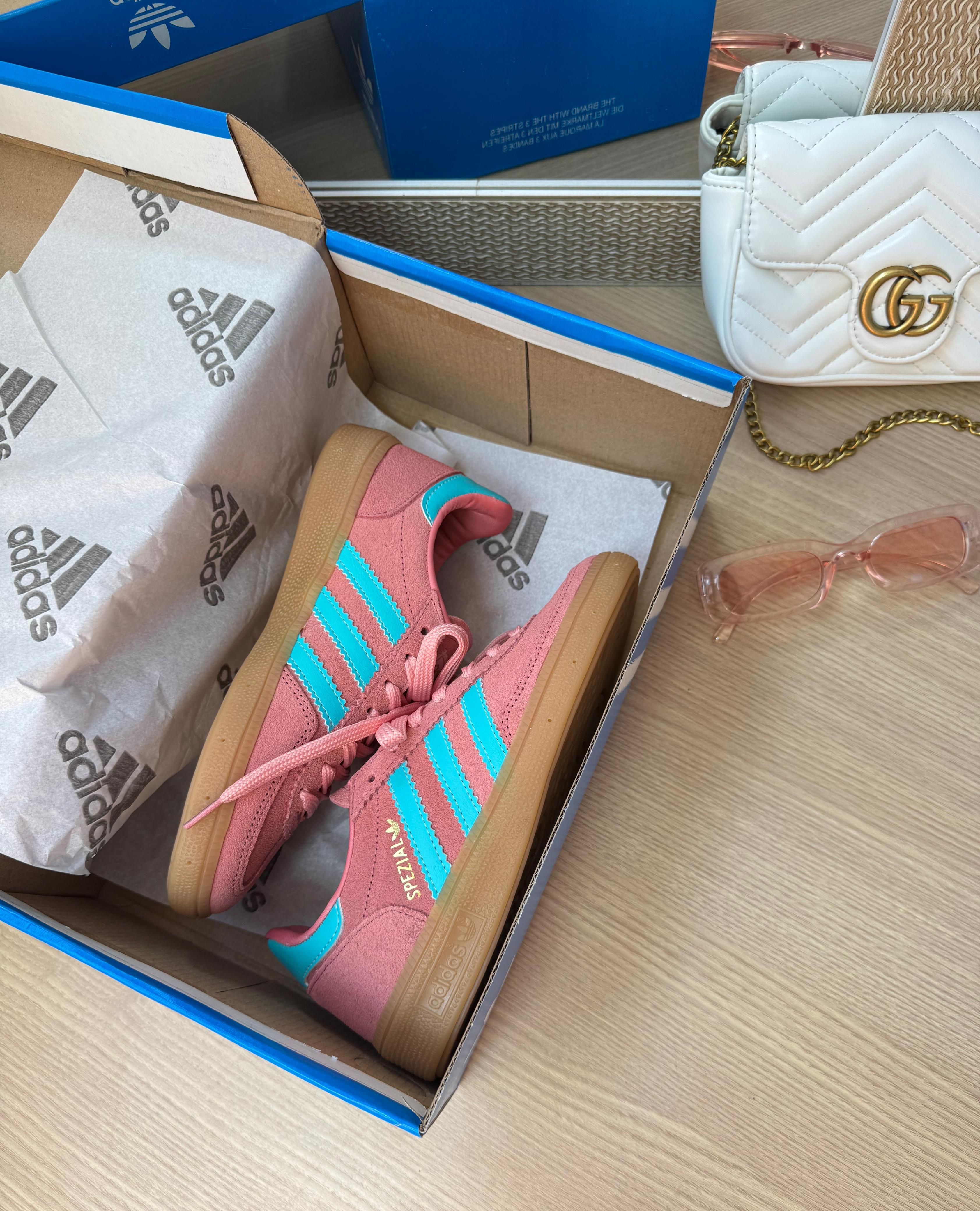 Tênis Ad. Spezial Rosa Azul