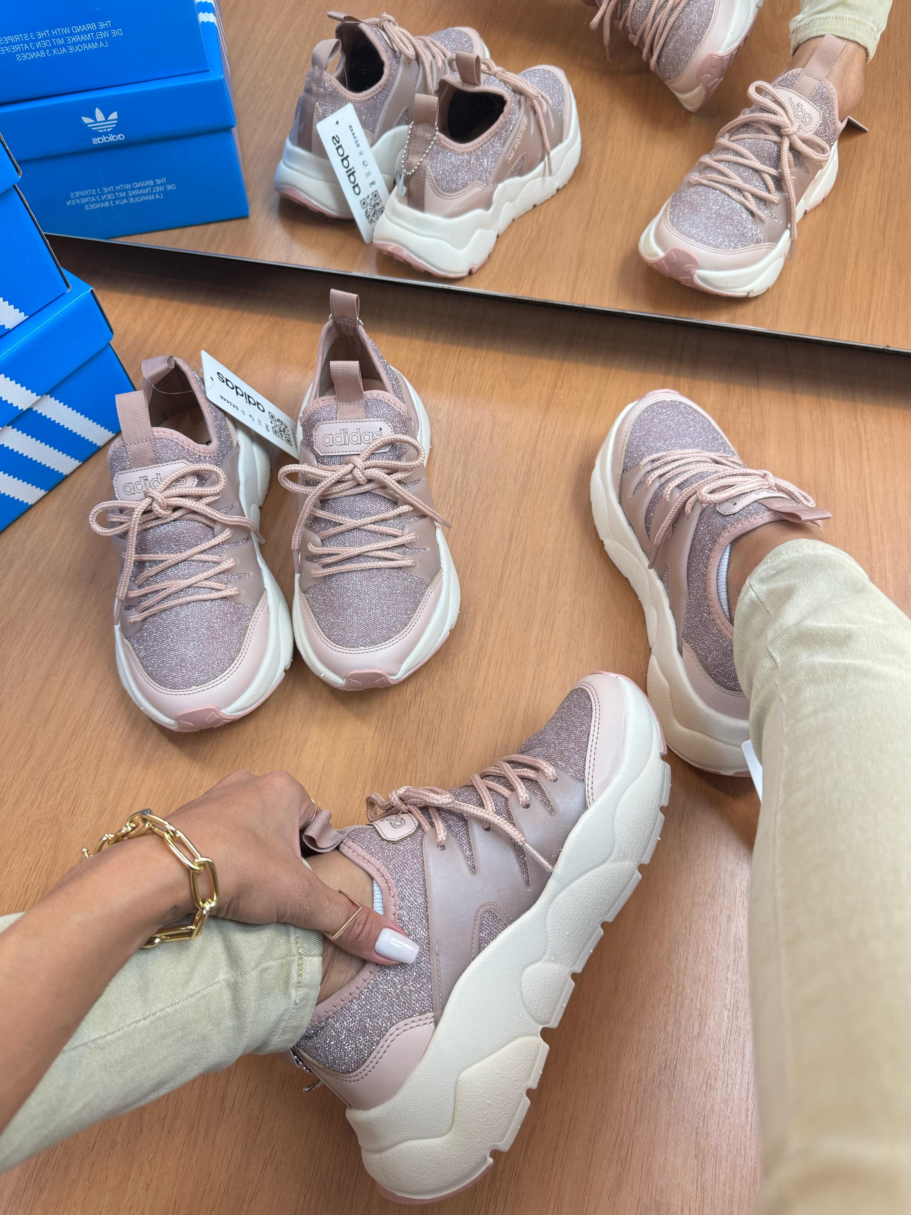 Tênis Ad Sport Luxo Rose
