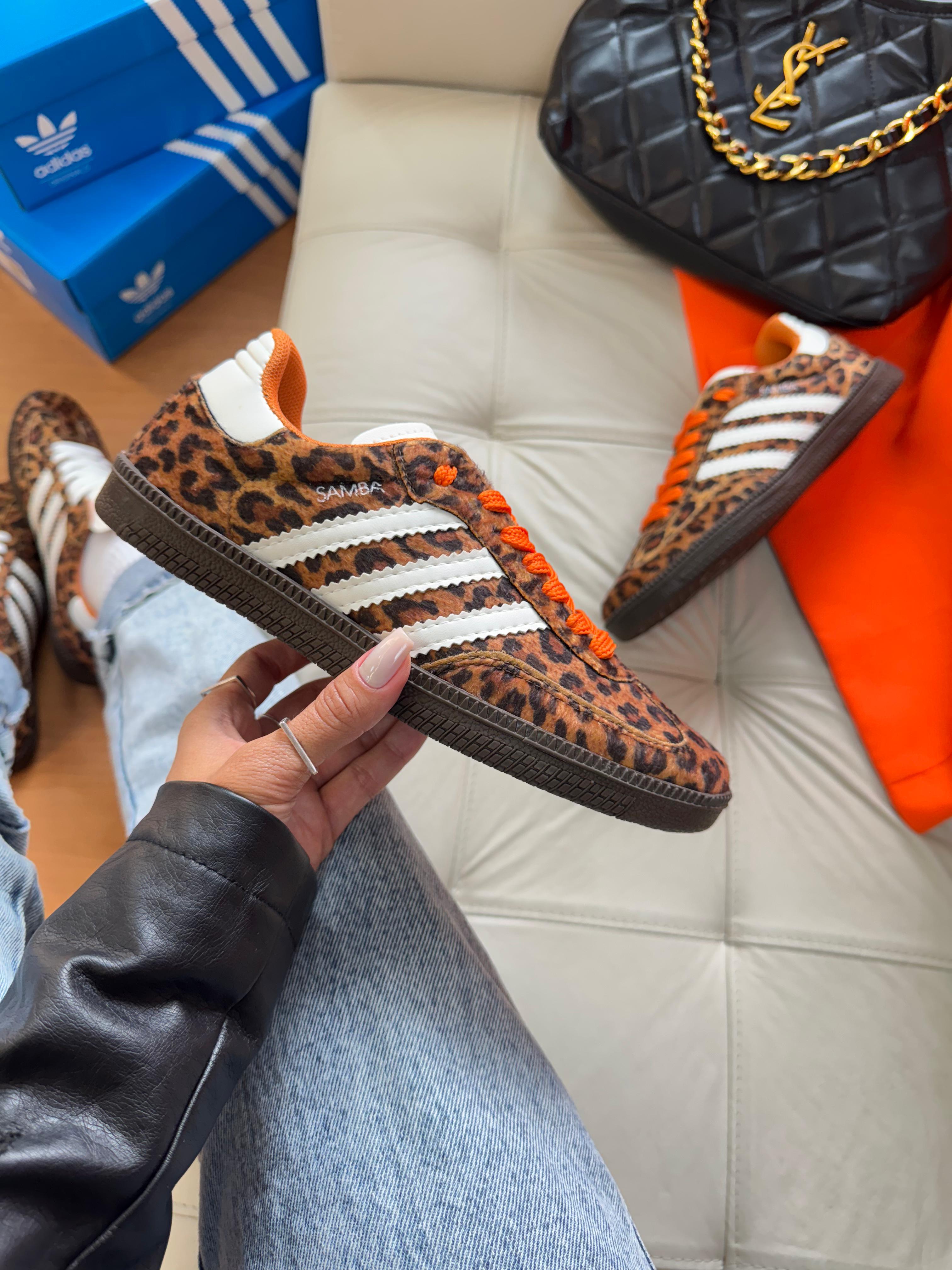 Tênis Samba Leopard Print