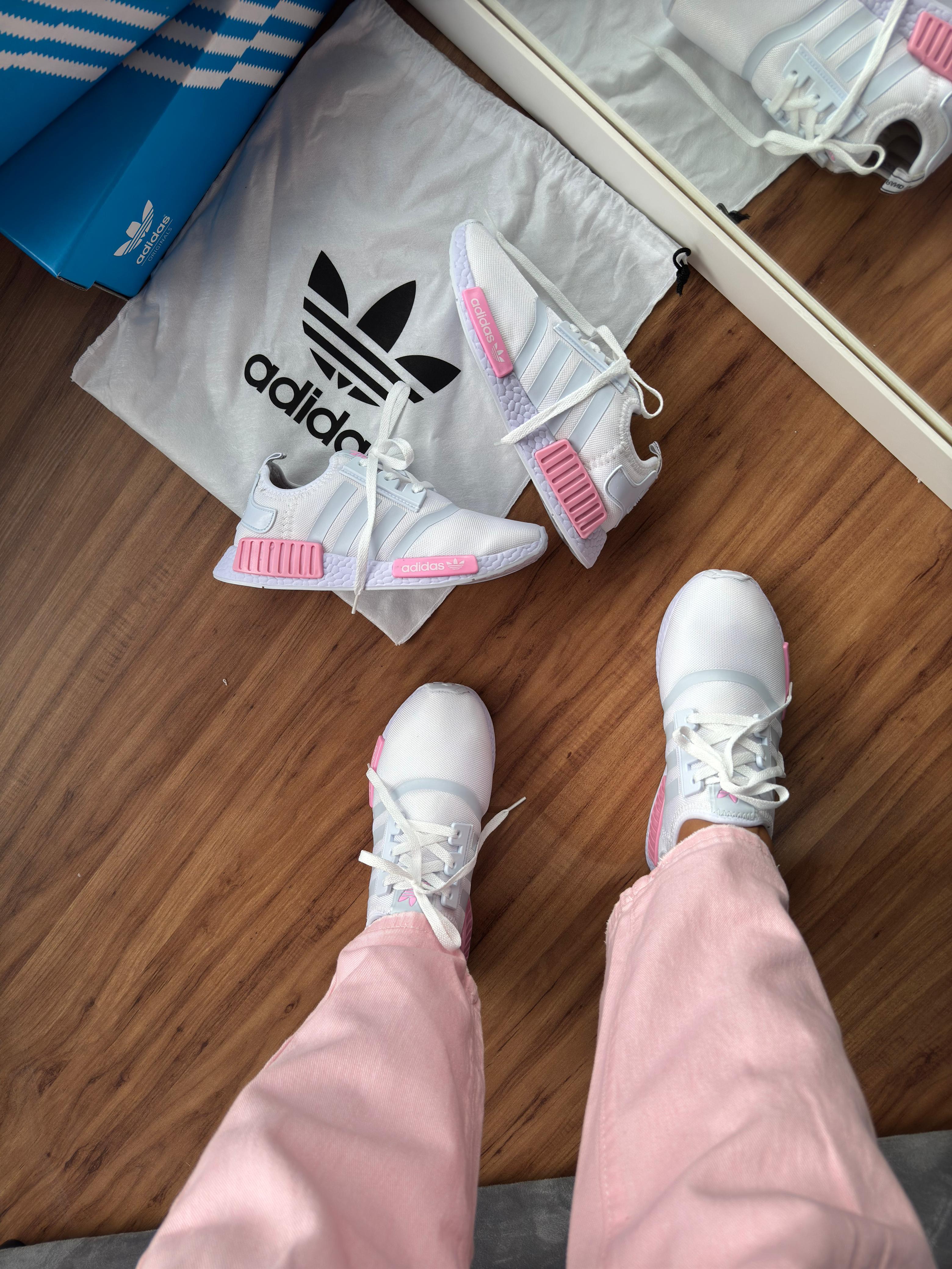 Tênis Ad. Sport NMD Branco Rosa