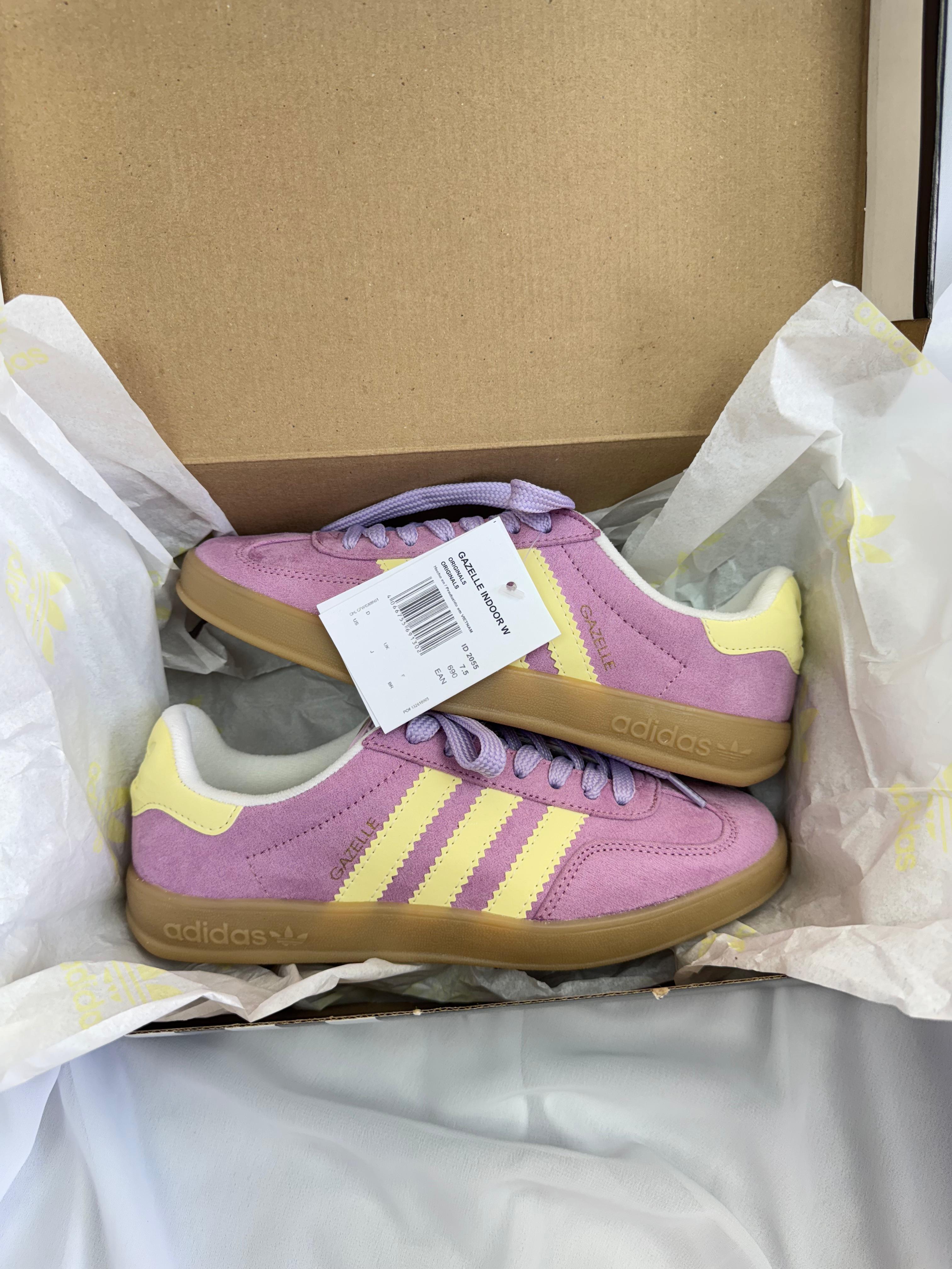 Tênis Gazelle Lilás Camurça