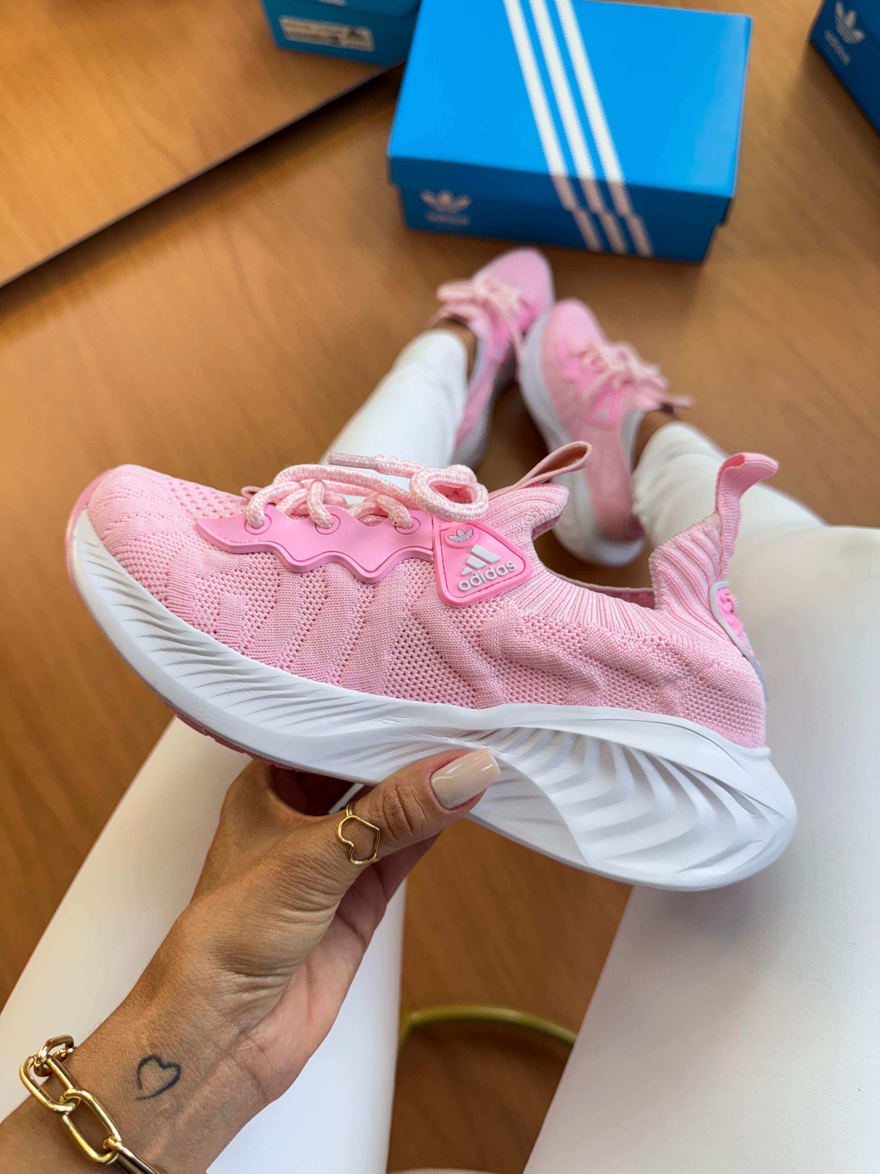 Tênis Ad. Sport Knit Rosa