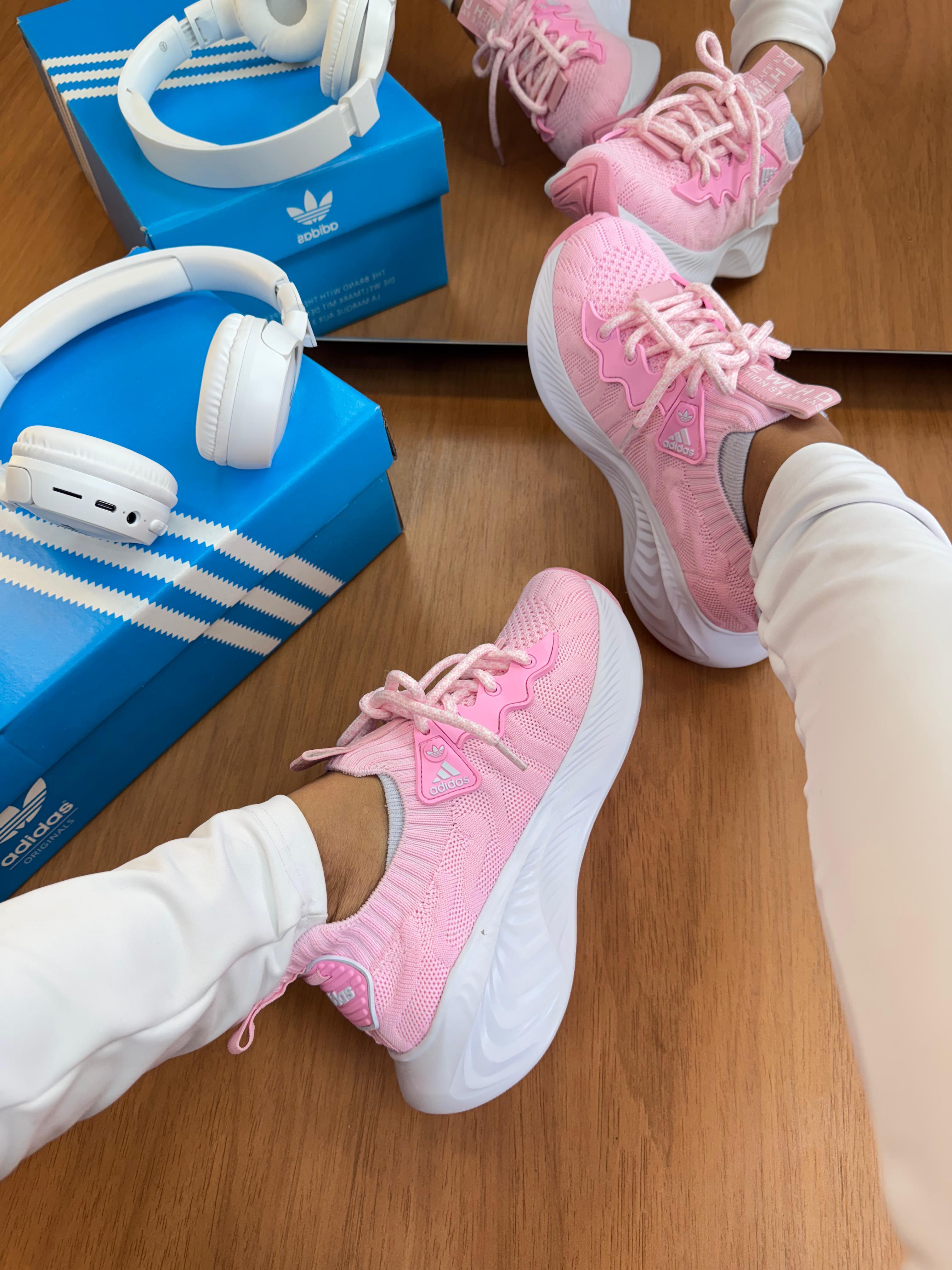 Tênis Ad. Sport Knit Rosa